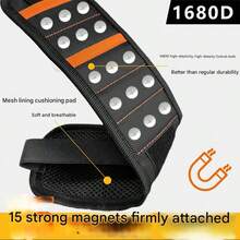 Tmacker Stocking Stuffers - Magnetic Wrist Straps For Securely Holding Screws And Drill Bits - Adjustable Straps, Breathable, Suitable For Men, Dads, Husbands, Fathers, Grandfathers, DIY Craftsmen, Christmas, And Birthday Gifts - Multicolor - View 6