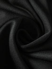 ROMWE MEN Men's Casual Straight-Leg Sweatpants With American Style Virgin Mary & English Text Print, Suitable For Autumn/Winter - Black - View 8