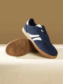 CUCCOO EASI Men's Fashionable Versatile Casual Sneakers - Blue - View 3