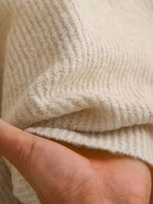 CosyJoli Plus Size Casual Color-Block Dogstooth Trim V-Neck Pullover Sweater,Fall Clothes For Women Autumn