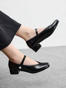 CUCCOO BIZCHIC Women's Casual Solid Color Flats For Office & Commute - Black - View 3