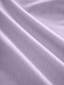 LOONEY TUNES X SHEIN Camiseta de manga corta de verano con estampado de conejo y bloques de color casual y linda para niña preadolescente - Blanco - Ver 6