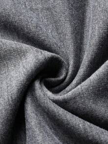 SHEIN 3pcs/Set Tween Boys' Casual Solid Cargo Pocket Drawstring Baggy Sweatpants, School, Campus, College Chic Autumn/Winter - Multicolor - View 8