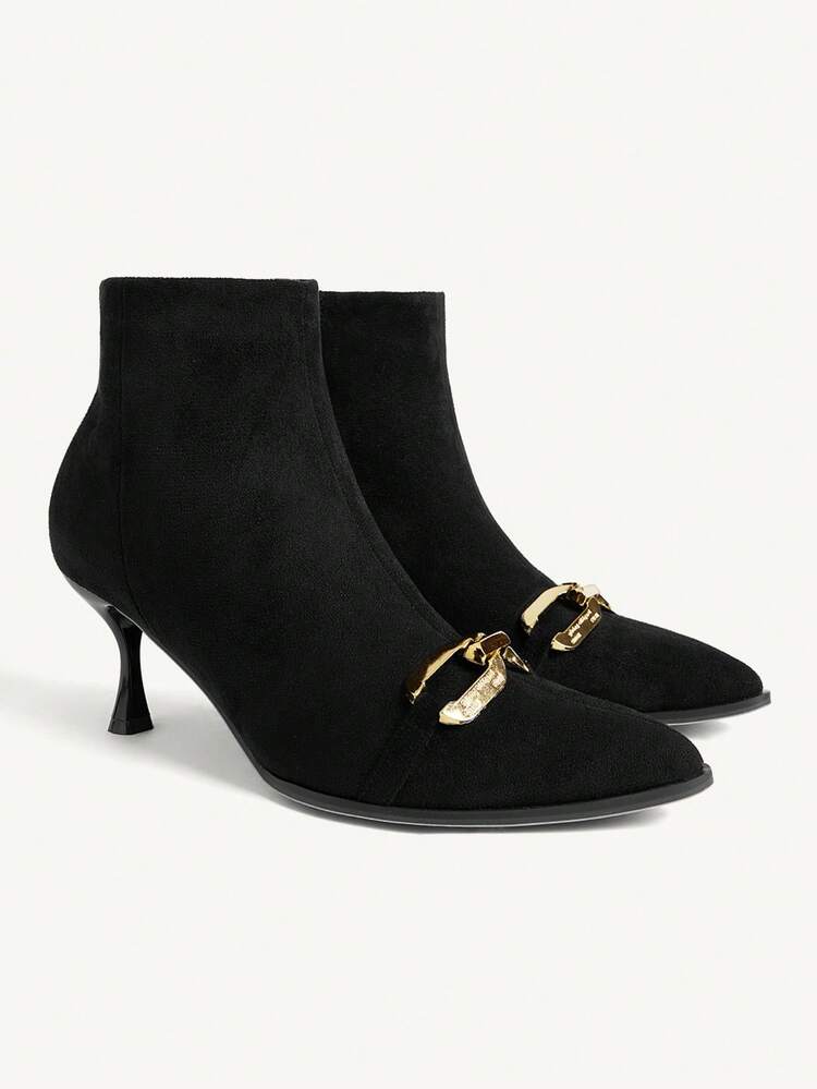 CUCCOO CHICEST Women's Casual Minimalist Fashion Ankle Boots, Suitable For Commuting In Autumn/Winter