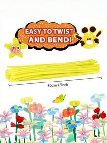 Bộ 100/200/500/1000 que nhung màu vàng kem dùng để tự làm bó hoa hồng, bộ dụng cụ thủ công hoàn hảo cho Lễ Tình nhân, Sinh nhật, Lễ Phục sinh, trang trí nhà cửa, các dự án hoa đơn giản. - Nhiều màu - Xem 4