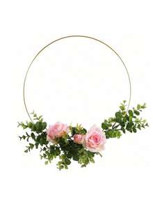 5 st guldfärgade blomringar för jul DIY bröllopskransar, drömfångare och väggbonader - gyllene hantverksringar med oändliga kreativa möjligheter, jul - Multifärgad - Visa 5