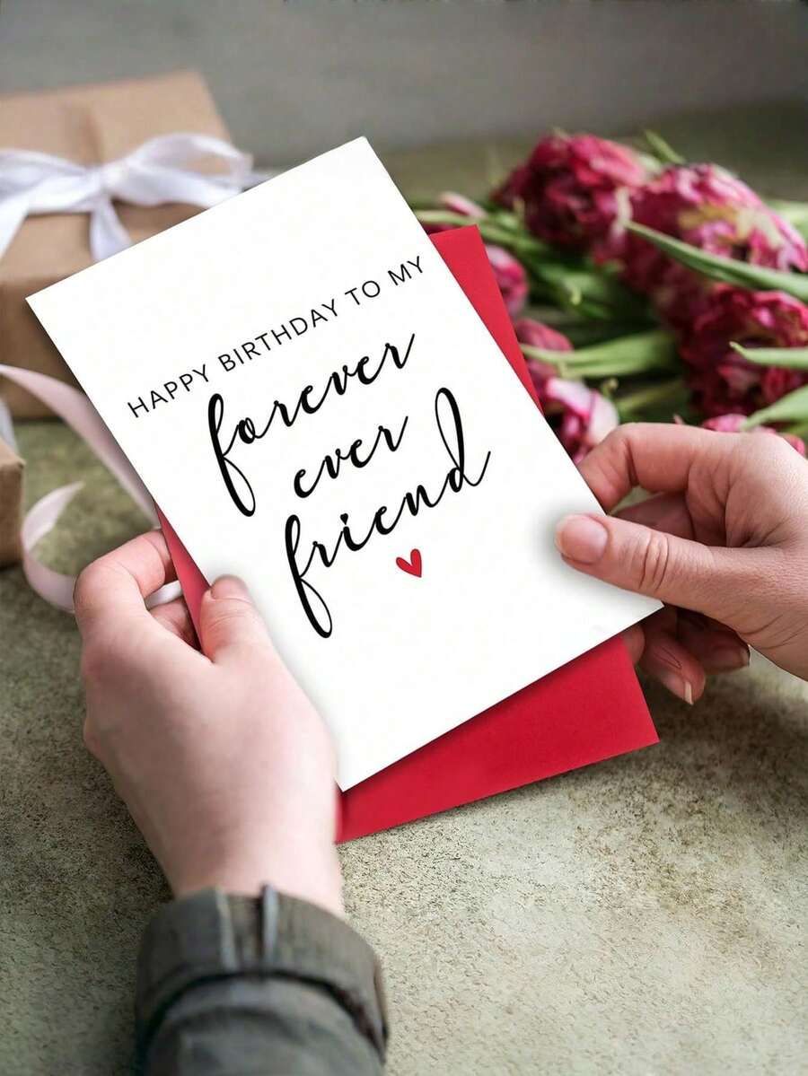 1 Set/3 Set Happy Best Friend Birthday Card, Gifts For Bestie Women, Bestie Sister Friendship Cards For Lady Girl - Multicolor - View 1