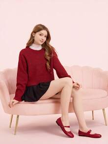 CUCCOO DOLLMOD 女士搭扣设计休闲日常百搭鞋 - 紅色 - 查看 2