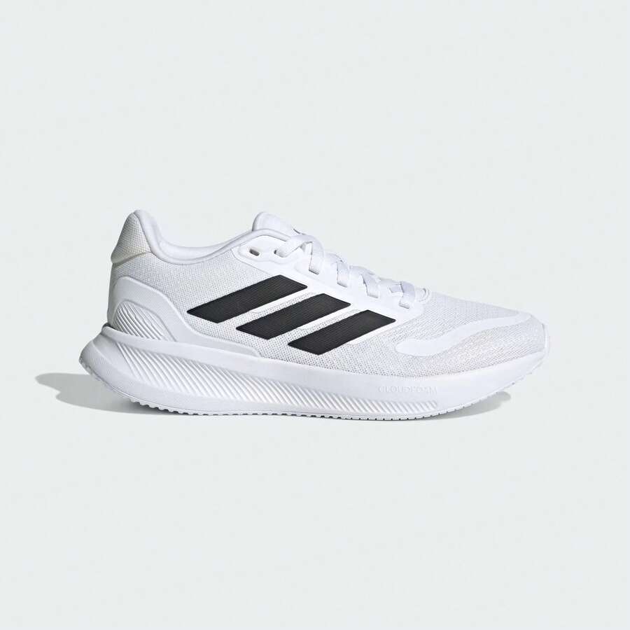 Adidas Unisex ADI RUNFALCON 5 J - CloudWhite/CoreBlack/CoreBlack - View 1