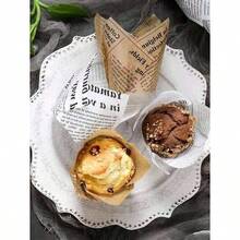 50pcs Tulip Cupcake Liners, Muffin Cups, Flambe Cups Disposable & High Temperature Resistant Baking Cups, Grease-Resistant Paper Tray Back To School - Multicolor - View 6