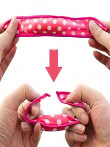 20/10/5PCS Sponge Hair Rollers Soft Hair Curlers,Polka Dot Heatless Hair Curlers,Flexible Soft Pillow,Create Natural Curls, Waves, And Volume,Used During The Day And Night - Multicolor - View 9