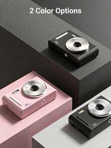 JMMO 1080P 48MP Digital Camera, CCD Camera With 16X Zoom, Anti Shake, Face Detection, Ideal Travel And Special Occasions - Camera - View 4