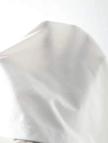 女童法式优雅荷叶边领泡泡袖上衣，饰有3D立体花朵，夏季白色衬衫，柔软的彼得潘领+蝴蝶结装饰，适合幼儿园/日常穿着 - 白色 - 查看 7