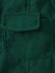 SHEIN Vintaside Kids Young Boys Black Corduroy Suspender Pants, Loose Cargo Style Vintage Pocket Overalls, Boys Casual Versatile Trousers For Multiple Seasons