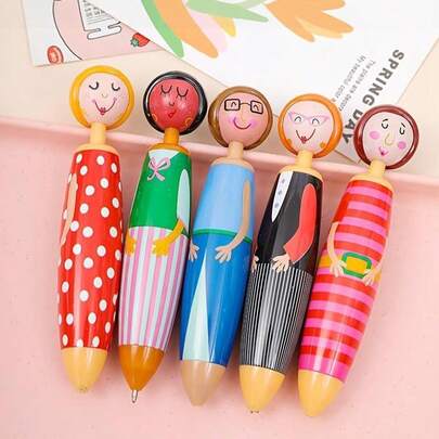 Joivida Bộ bút bi nhựa nhiều màu sắc sáng tạo dành cho trường học - Bền chắc