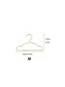 A Set Of Ten Pet Cat And Dog Hangers Pet-Specific Plated Metal Hangers Gold, Medium And Small Optional.