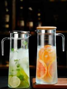 1pc Plastic Water Pot, Simple Clear Water Kettle For Household - Multicolor - View 10