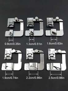 Iron Alloy Sewing Machine Presser Foot, Household Sewing Machine Presser Foot Retainer - Silver - View 5