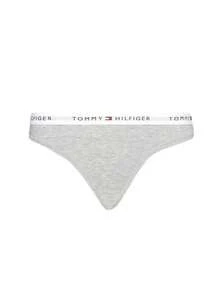 TOMMY HILFIGER UNDERWEAR Women's Sports Briefs Skin-Friendly Versatile Comfortable Office Weekend Training UW0UW03835-P61 - 淺灰色 - 查看 2