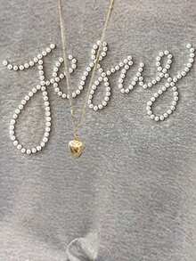 Resyla Women's Round Neck Short Sleeve Casual Studded Fashion T-Shirt, Summer - Light Grey - View 4