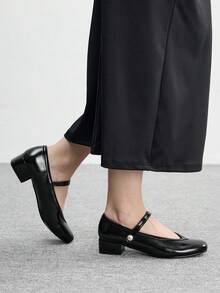 CUCCOO BIZCHIC Women's Casual Solid Color Flats For Office & Commute - Black - View 4