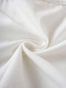 Betty Boop x SHEIN Camiseta de tirantes casual con patrón de figura de dibujos animados retro para mujer, versátil, para uso diario, para verano - Blanco - Ver 3