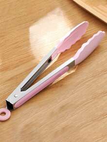 1个不锈钢厨房夹 - 多功能可锁定尖头烧烤夹，厨房食物夹，耐热烹饪夹，适用于烧烤、沙拉、烘焙 - 必备厨房工具 - 彩色 - 查看 9