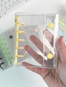 M5，1个透明便携式活页夹，双扣设计，美观实用，可用作照片收纳袋、相册、计划本、笔记本、贴纸簿等，节省开支，是办公文具、学习用品的理想之选，也是返校季必备单品。 - 彩色 - 查看 5