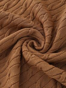 Franclia 女士翻领拉链半开襟休闲百搭通勤针织短袖上衣，秋冬款