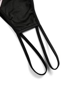 Fantasy Costume 2件套粉色露背露裆女仆装内衣套装 - 彩色 - 查看 4