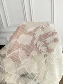 Serisse Áo kiểu nữ cổ tròn tay ngắn phối jacquard, nơ 3D trang trí, viền bèo nhún, thời trang, đa năng, thích hợp cho kỳ nghỉ, đi biển, nghỉ mát. Áo jacquard phối màu kiểu Pháp với nơ 3D, thiết kế viền tương phản, họa tiết hoa 3D sang trọng, chất liệu chiffon jacquard, kiểu dáng thanh lịch và đa năng, phù hợp đi làm, mùa hè, đi chơi, đi biển, nghỉ mát, kỳ nghỉ hè, nghỉ dưỡng. - Màu be - Xem 9