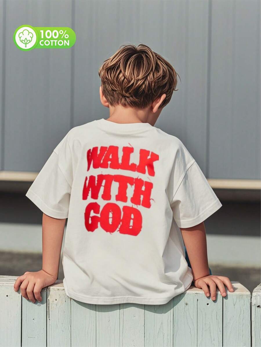 algodón puro boys t shirts camisas para niño boys clothes ropa de niño boy clothes boy clothes for kids graphic kids clothes boys boy clothes teen boy clothes boy shirts cute tops - Blanco - Ver 1