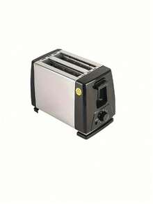 Teckwe 2 Slice Compact Size Stainless Steel Body PFOA Free Non Stick Coating Automatic Toaster With 7 Browning Levels Defrost Reheat Cancel Bagel Functions Extra Wide Slots Adjustable Height Control Removable Crumb Tray Cool Touch Handle Quick Heating Black Color Mini Toaster Breakfast Maker - Multicolor - View 7