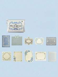 Zazumi 30pcs Note Cards Set, Thank You Cards & Gift Message Cards, Handwriting Diary & Scrapbooking Supplies For Graduation Gifts, Friends - Multicolor - View 12