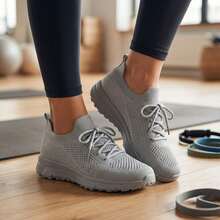 Women Trail Running Shoes - Grey - View 12