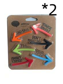 Joivida Arrow Shaped Fridge Magnet Memo Board, Medical Theme Dry Erase Message Center, Eye-Catching Family Organization Tool For Kitchen