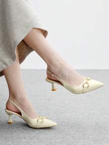 CUCCOO BIZCHIC Women Pumps - Beige - View 5