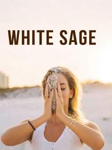 1PC/3PCS White Sage Smudge Stick Gift Set California Sage Purification Incense For Home Cleansing Aromatherapy Meditation Ceremony Holiday Gift - Grey - View 7