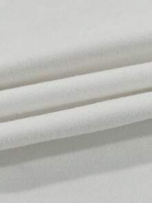 INAWLY 女士新款U领蕾丝拼接紧身纯色上衣，性感蕾丝拼接简约百搭白色吊带背心，法式休闲衬衫，适合外出、派对和散步 - 白色 - 查看 5