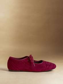 Rosivie Giày bệt buộc dây đơn giản, tiện dụng, dễ đi lại dành cho nữ - Bordeaux - Xem 4