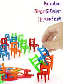 18 Peças Jogo de Empilhamento de Cadeiras, Brinquedo Educativo Infantil, Banquinhos de Mesa, Brinquedo de Interação Pais e Filhos. Adequado para Lazer Familiar/Natal/Natal, Jogos, Brinquedos Infantis, Jogos, Natal, Brinquedos Infantis, Brinquedos STEM, Jogos em Família, Presentes para Gamers, Jogos, Jogos de Natal, Brinquedos Infantis, Jogos, Jogos de Natal, Brinquedos Infantis