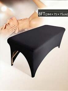 1PC 8 Feet Salon Massage Table Cover Stretchy Eyelash Extension Bed Sheet For Beauty Spa Facial Treatment Furniture Protection - Multicolor - View 16