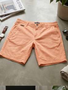 Men Shorts - Orange - View 1