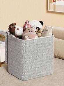 灰色箭头牌收纳袋，采用高强度无纺布制成，可折叠设计，超大容量，适用于衣柜整理、搬家用品和床底收纳。 - 米白色 - 查看 2