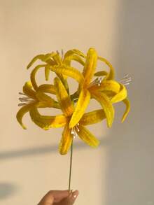 Bộ 100/200/500/1000 que nhung màu vàng kem dùng để tự làm bó hoa hồng, bộ dụng cụ thủ công hoàn hảo cho Lễ Tình nhân, Sinh nhật, Lễ Phục sinh, trang trí nhà cửa, các dự án hoa đơn giản. - Nhiều màu - Xem 2