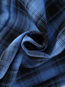 Pantalones deportivos casuales de 2 piezas para niños y jóvenes, de ajuste holgado con cintura elástica y estilo de pierna ancha, con elemento clásico a cuadros, conjunto retro/multipieza, fabricado en tela de alta calidad (poliéster), lavable a máquina, adecuado para uso al aire libre, vuelta al colegio, ir y venir, y talla grande - Multicolor - Ver 3