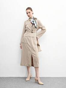 CUCCOO BIZCHIC Tacones de aguja de punta fina para mujer, de tacón alto y estilo minimalista con tira posterior, aptos para ir al trabajo, citas, fiestas y vacaciones - Albaricoque - Ver 10