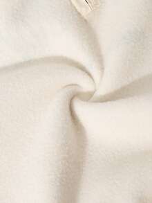 Sparklyn 少女休闲两件套，纽约字母图案立领卫衣和短裤，秋冬款 - 黑與白 - 查看 8