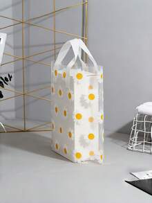 20 件装高级雏菊印花礼品袋套装，多用途可重复使用精品包装，适用于服装/毛巾/购物袋，高品质装饰袋，适用于生日/婚礼/派对（花卉设计礼品包装配件） - 橫版 - 查看 4