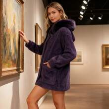 Women Sweaters - MORADO OSCURO - View 2